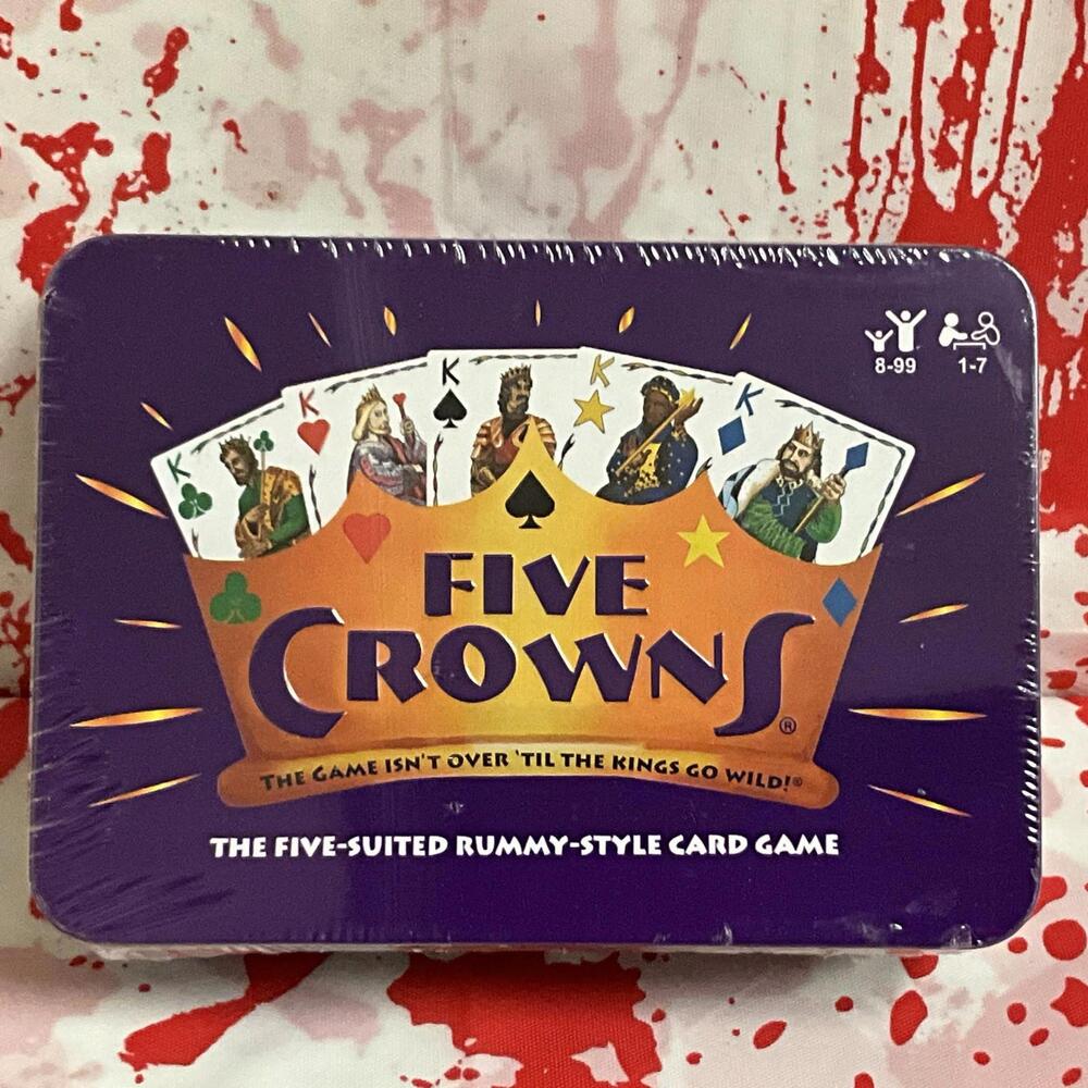 FIVE CROWNS Five-Suited Rummy Style Casual Card Game New
